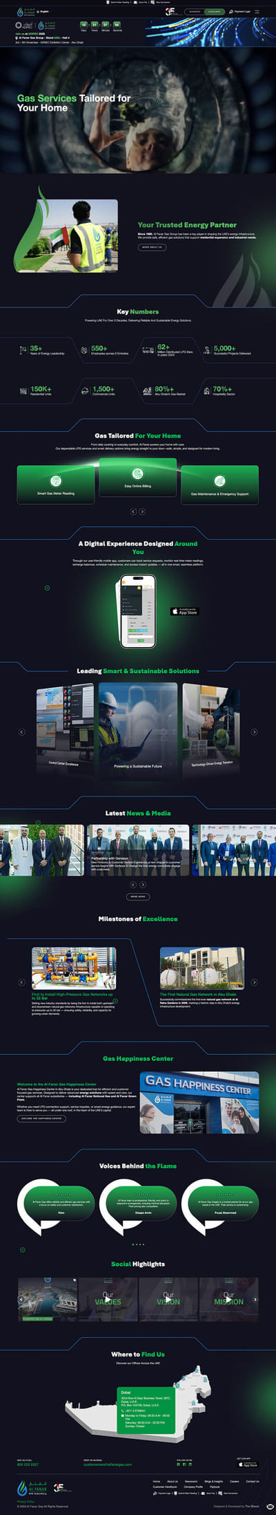 Al Fanar Gas Group Website Design & Web Development & SEO - Creación de Sitios Web