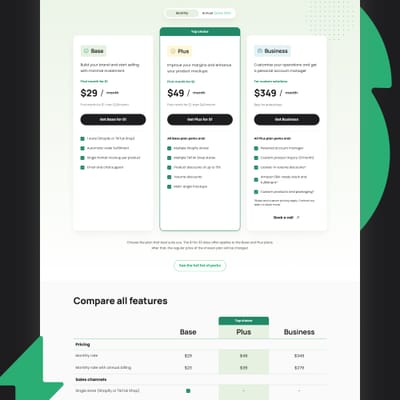 A total website rebuild in Webflow for Supliful. - Website Creatie