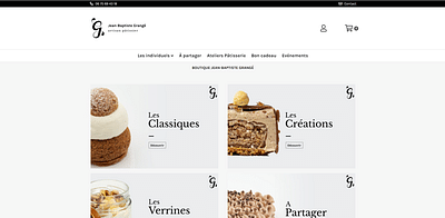 Site e-commerce Boulangerie Jean-Baptiste Grangé - E-commerce