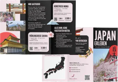 Flyer & Website mit Japan-Feeling - Graphic Design