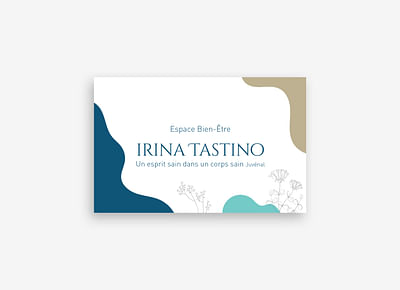 Supports de communication pour Irina Tasinato - Branding y posicionamiento de marca
