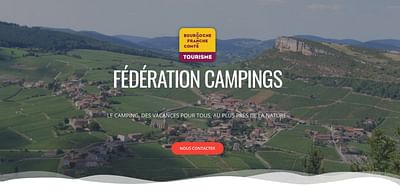 Site Fédérations campings BFC (béta) - Webseitengestaltung