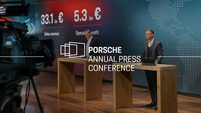 Porsche AG | Jahrespressekonferenz (jährlich) - Graphic Design