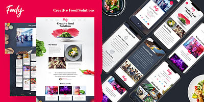 Foody Website - Website Creatie