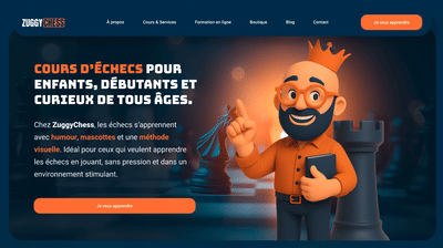 Plateforme Éducative & E-commerce (EdTech / Chess School) - Création de site internet