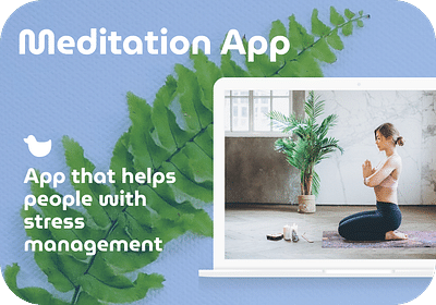 Meditation app development - Web Application