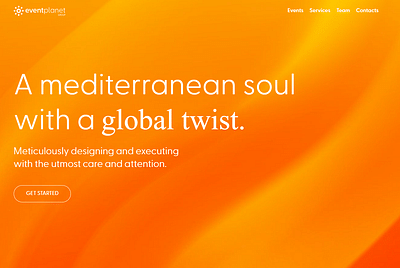 A mediterranean soul with a global twist - Webseitengestaltung