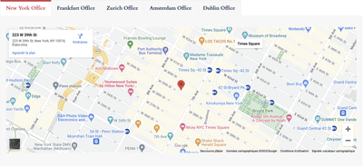 Localisation et intégration Google Map - Branding & Positioning
