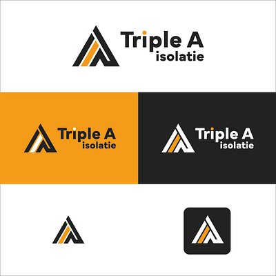 Logo voor Triple A Isolatie - Grafische Identität