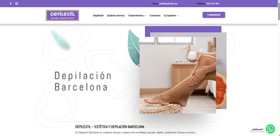 Depilestil Barcelona - Depilación sin Cita Previa - Creación de Sitios Web