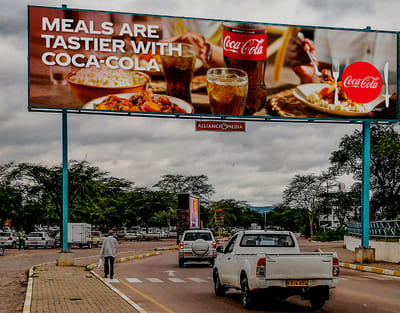 Meals Are Tastier With Coca-Cola - Botswana - Outdoor Advertising