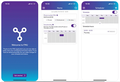 Proximus Mobile App - Fixed Mobile Unification - Application mobile