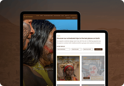 LastPlaces | Web corporativa - Création de site internet
