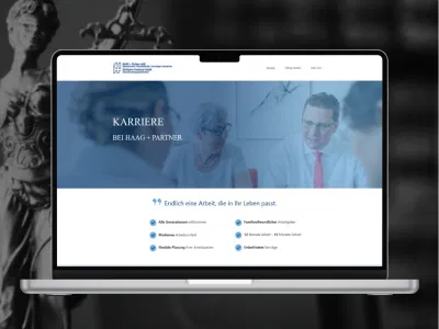 Karriereseite für HAAG + Partner - SEO