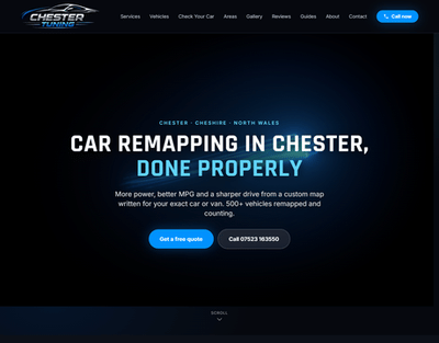 Chester Tuning - Performance Remapping Specialist - Ergonomie (UX/UI)