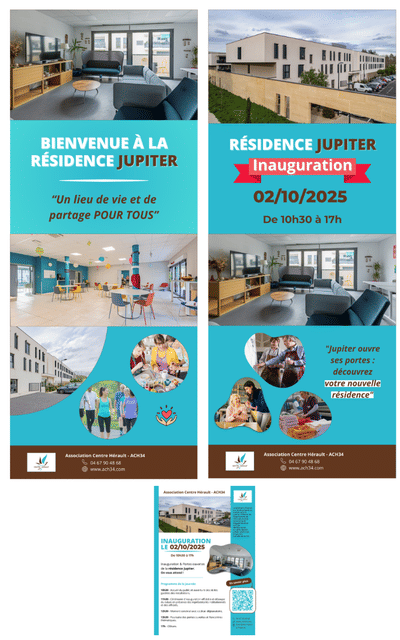 Communication print et digitale d'une association territoriale - Ontwerp