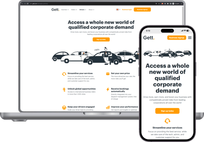 Gett - Application web