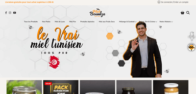 Miel Boumiza - Application web