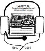 Typewrite Copy Editing, Transcription and VA Services