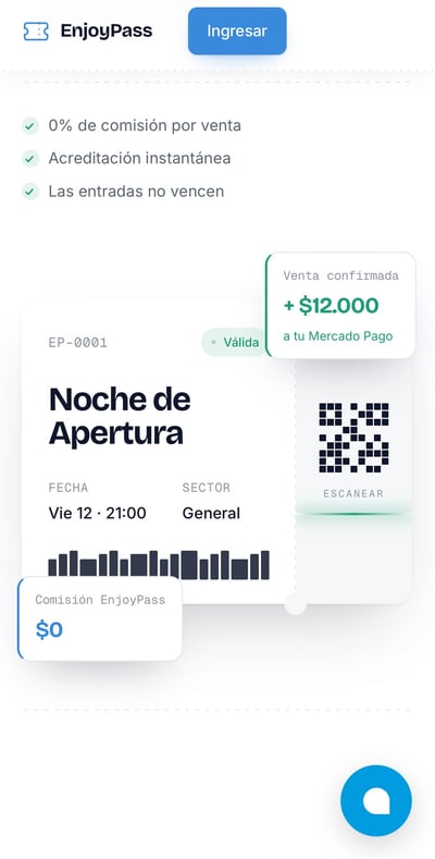 EnjoyPass — Plataforma de ticketing y control de accesos - Software Development