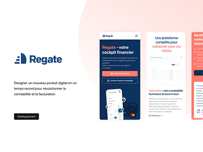 Regate — Développement application web - Web Application