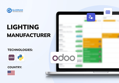 Lighting Manufacturer Reached 90% - Développement de Logiciel