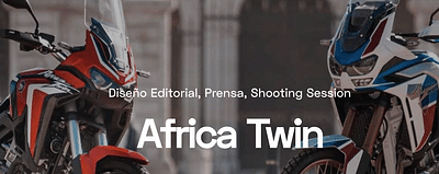 Diseño Editorial Prensa Shooting Session Honda - Publicidad