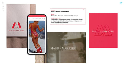 Rebranding de la marque Maud & Marjorie - Branding & Posizionamento