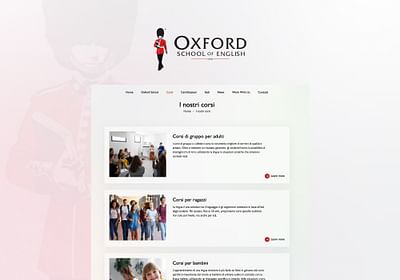 Oxford School - Rinnovare la Web Identity - Creazione di siti web