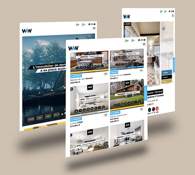 Développement du site immo Waw C'est beau - Création de site internet