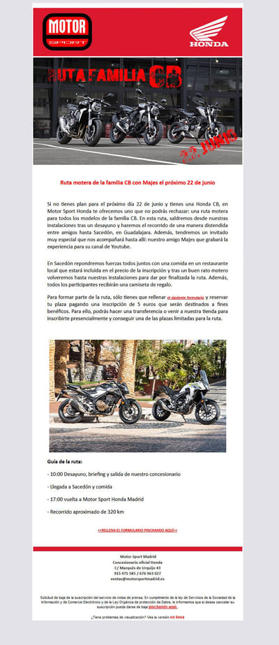 E-mail marketing para captación de participantes - Estrategia digital