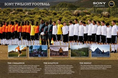 TWILIGHT FOOTBALL - Publicité