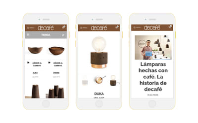 Decafé - Fotografía de producto y tienda online - E-commerce