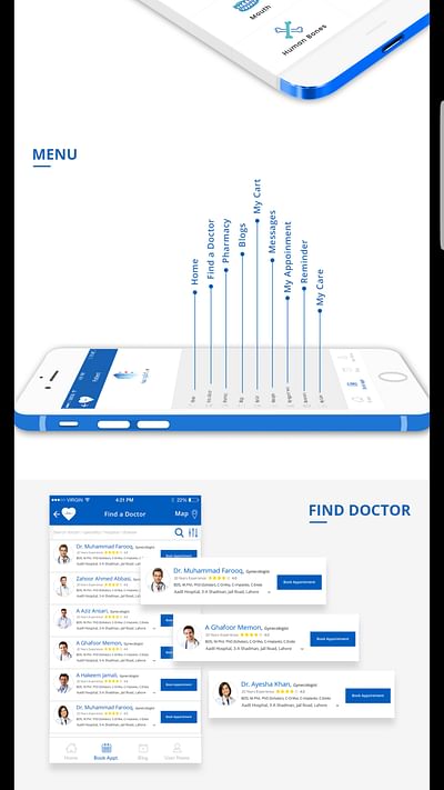 Location Awared SaaS based Clinic Management App - Web Application