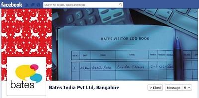 Santa visits Bates Bangalore - 25 December - Advertising
