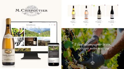 Refonte du site de M. CHAPOUTIER - Website Creation