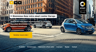 Site Web smart Center Europa - Création de site internet