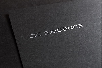 CIC Exigence • Création de l'identité visuelle