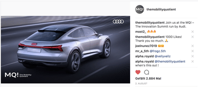Social Media Marketing for Audi Innovation Summit - Digitale Strategie