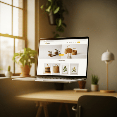 EcoHome - Sustainable Lifestyle & Artisan E-Commerce Store - Creación de Sitios Web