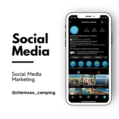 Social Media Marketing - Chiemsee Camping Lambach - Réseaux sociaux