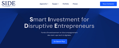 Refonte du site Sidecapital - Software Entwicklung