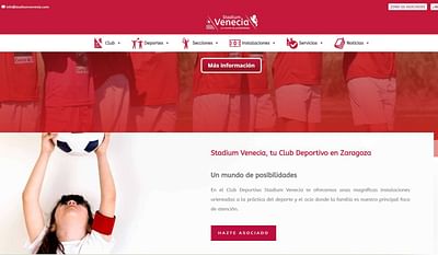 Desarrollo  y campañas para Stadium Venecia - Digital Strategy