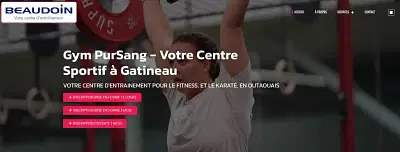 Gym Gatineau PurSang - SEO