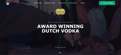 LumiereVodka Website - Référencement naturel