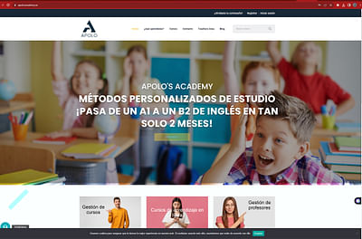 Desarrollo web apolos academy academia en línea - Website Creation