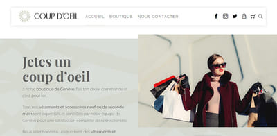 Création d'un site e-commerce - Website Creation