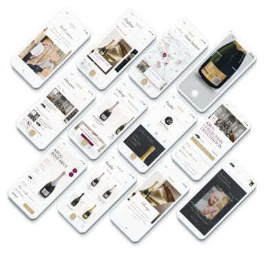 Refonte UX/UI de l’app mobile Krug – Maison de Champagne - Application mobile