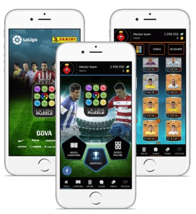 Développement de LaLiga Puzzle - Desarrollo de Juegos