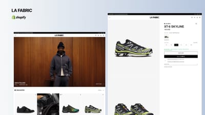 La Fabric Shop - Migration Woocommerce vers Shopify - E-commerce
